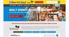 Desktop Screenshot of mousefantravel.com